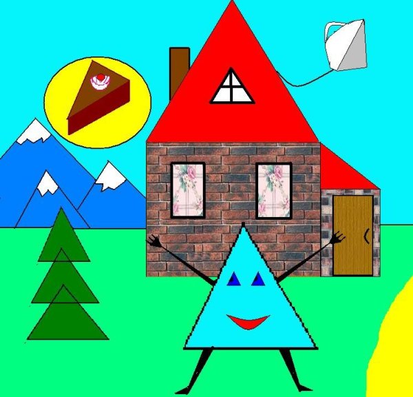 Геометрические домики