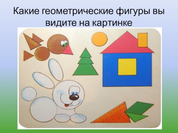 Картинки из геометрических фигур