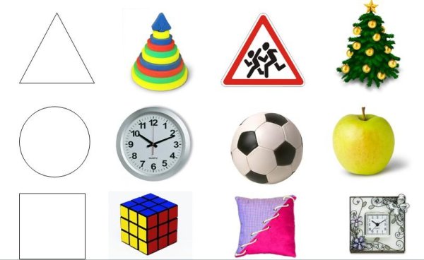 Геометрические фигуры в предметах