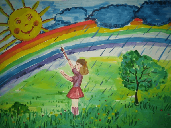 Рисунок на тему лето