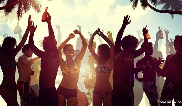 Вечеринка на пляже