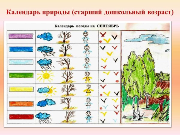 Календарь наблюдений за природой