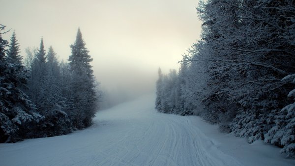 Зима снег