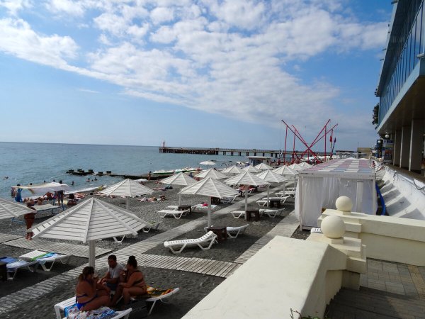 Пляж Чайка Адлер