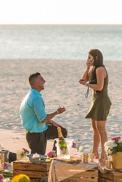 Романтическая встреча на пляже