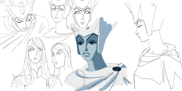 Снежная Королева поэтапно