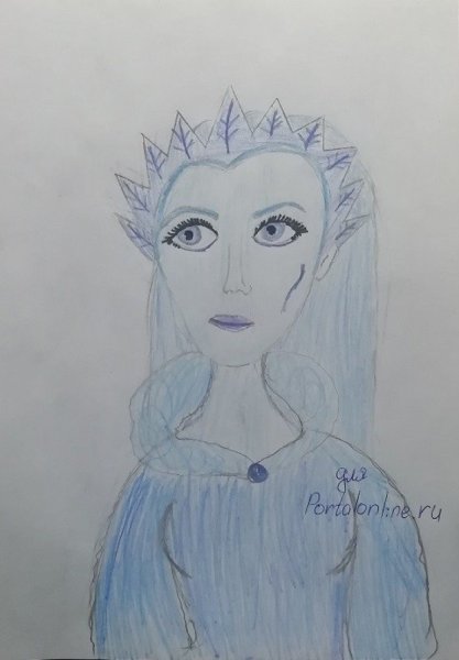 Снежная Королева рисунок