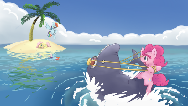 My little Pony на пляже