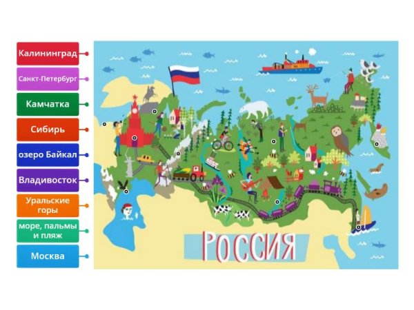 Сербы нарисовали карту России