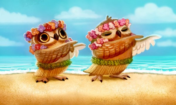 Совушки на море