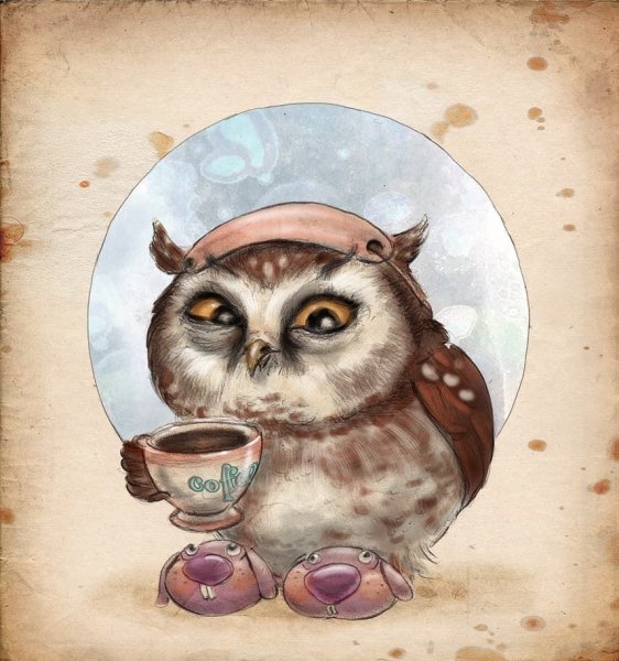 Чашка с совой