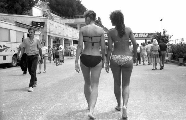 Сочи пляж 1986