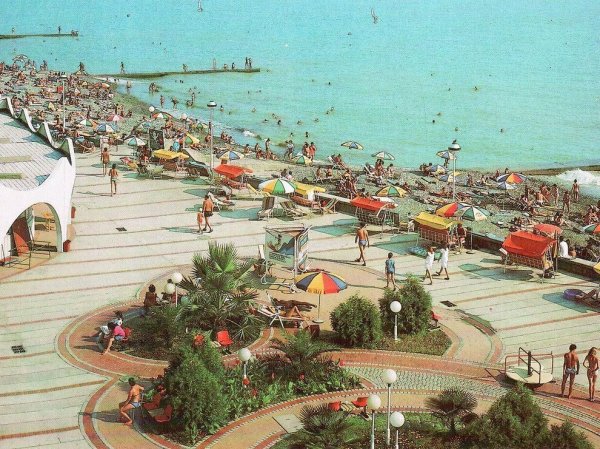 Советский санаторий в Сочи 80х