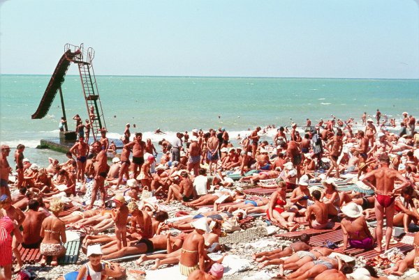 Российские пляжи в 90 е