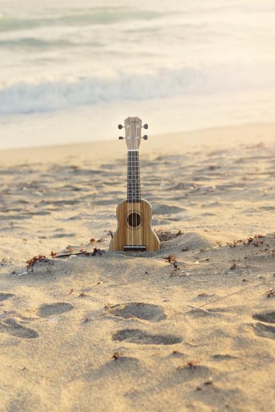 Гитара на пляже