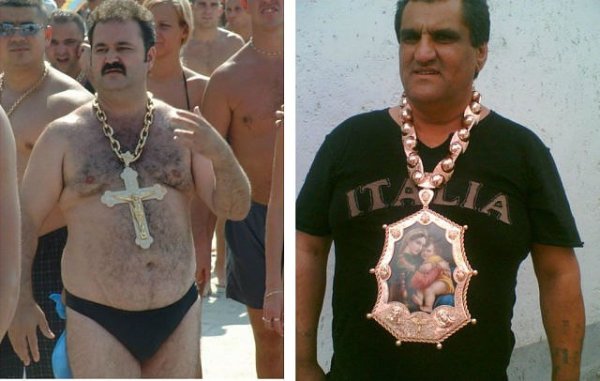 Цыган с золотым крестом