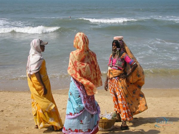 Цыгане на пляже