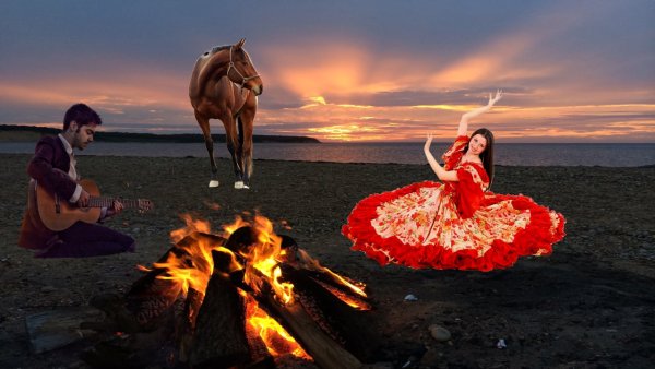 Цыганский костер