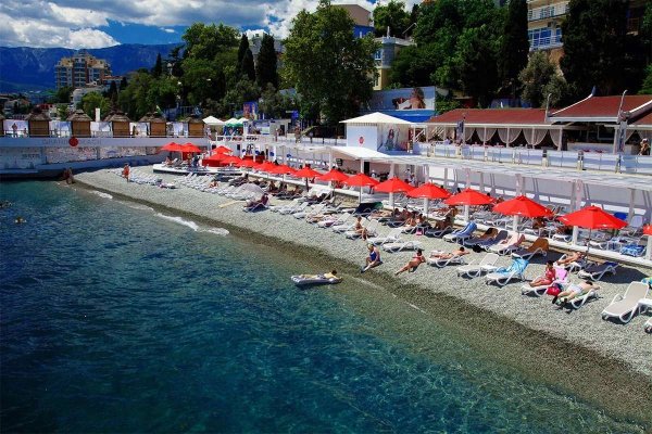 Массандровский пляж в Ялте