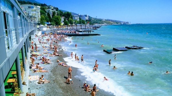 Пляж Массандра Ялта