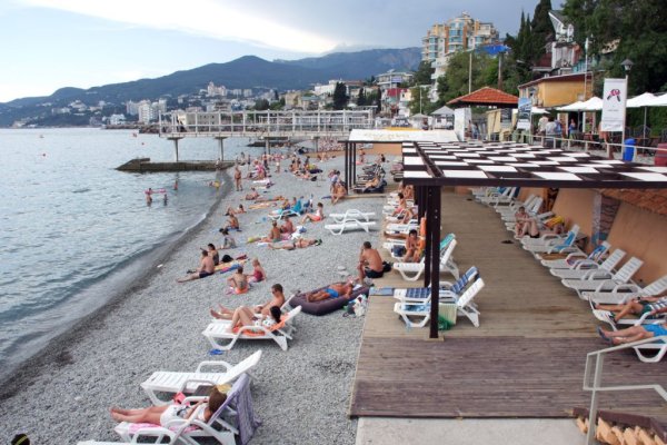 Крым Ялта Массандровский пляж