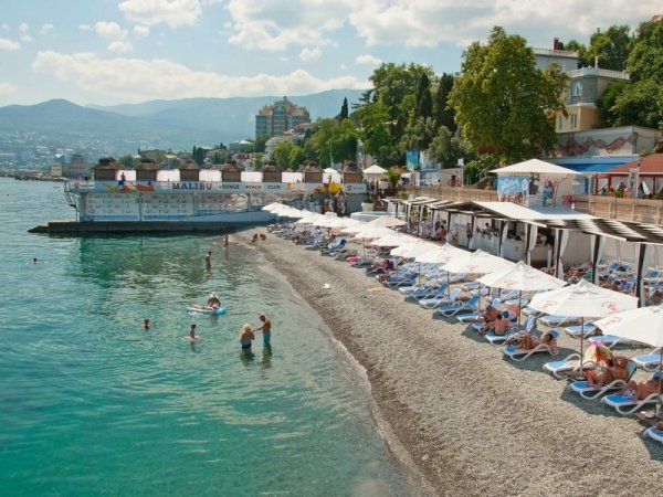 Пляж Массандра Ялта