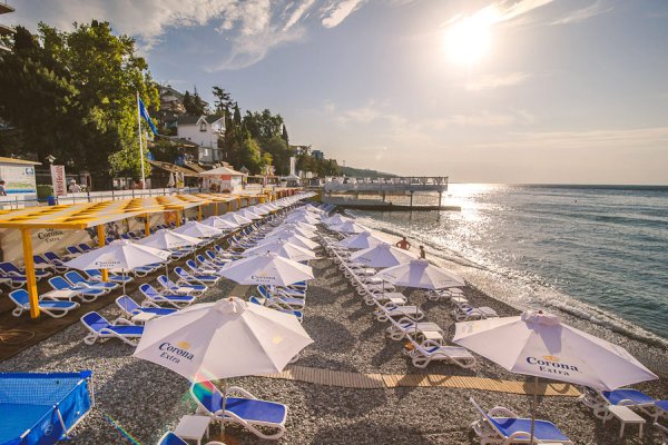 Массандровский пляж в Ялте