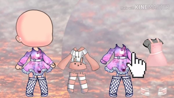 Волосы из игры гача лайф