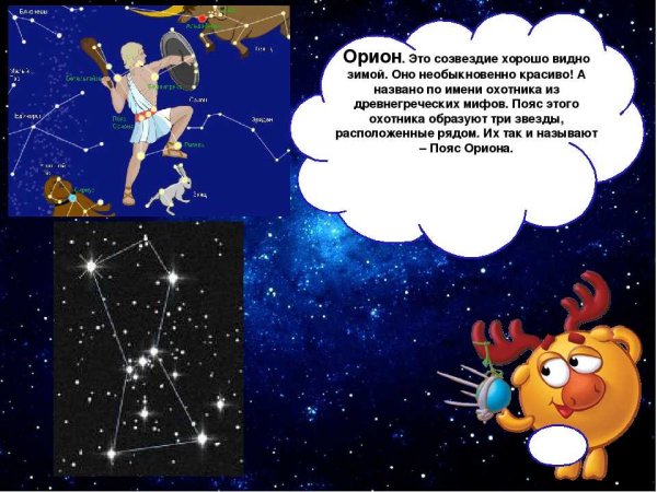 Созвездия для детей