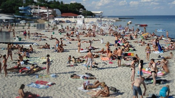 Море берег Одесса Аркадия