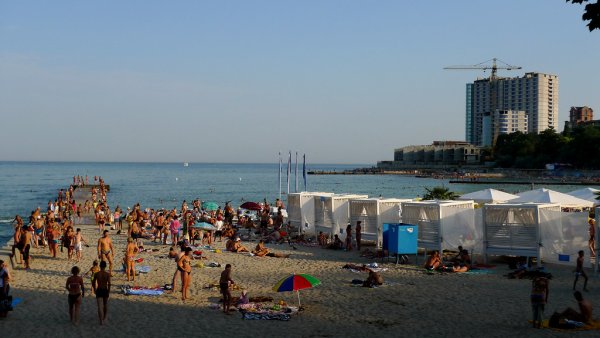 Одесса пляж Аркадия Украинки