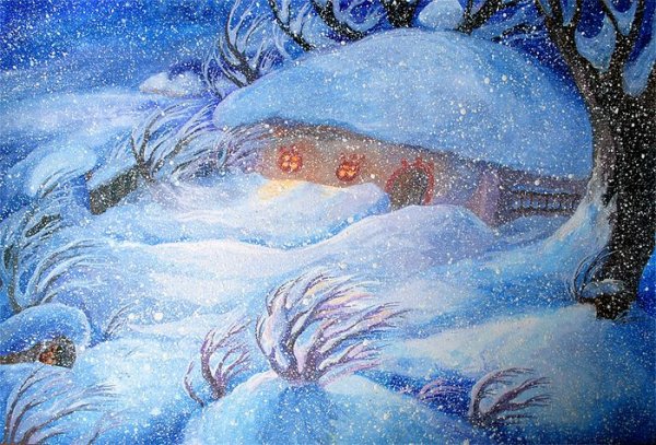 Картины зимней вьюги