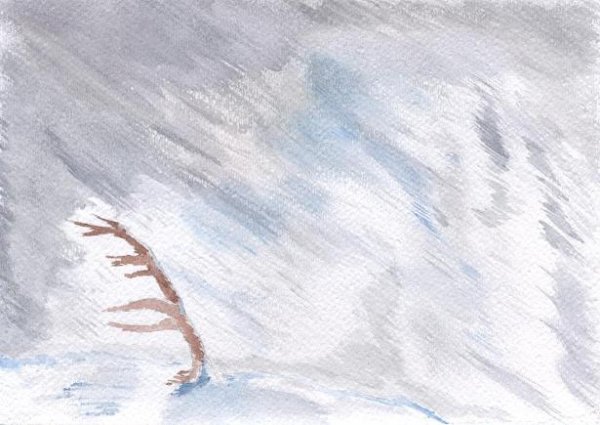 Рисование вьюги