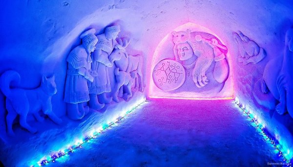 Кировск Мурманская Снежная деревня