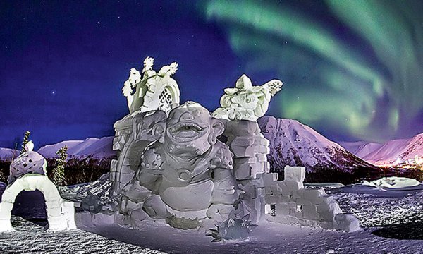 Ледовая деревня Кировск