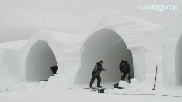 Снежная деревня Кировск 2019