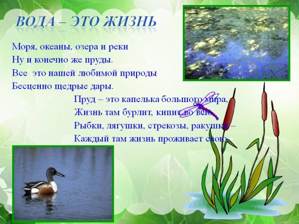 Стихи о реках морях и Озерах