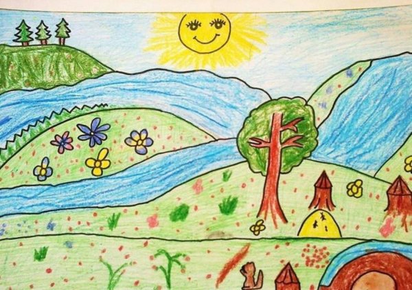 Рисунок моя Родина