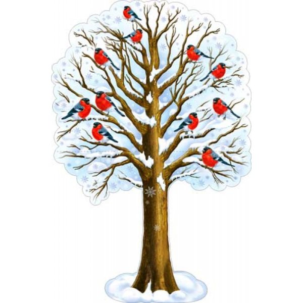 Зимнее дерево для детского сада
