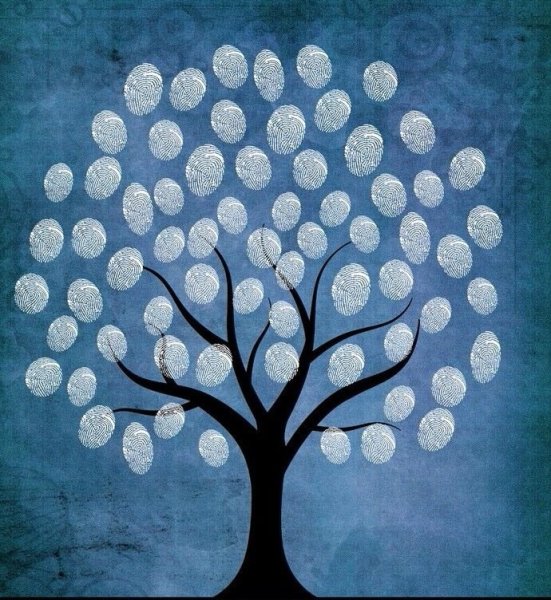 Рисование отпечатками пальцев