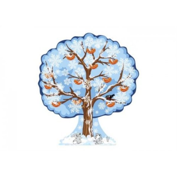 Зимнее дерево для детей