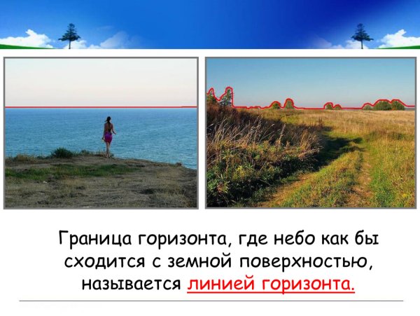 Что такое линия горизонта окружающий мир