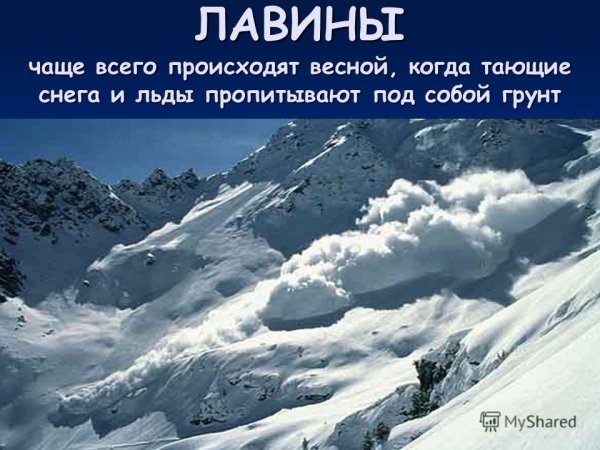 Скорость лавины