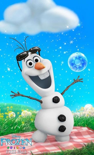 Олаф Снеговик лето