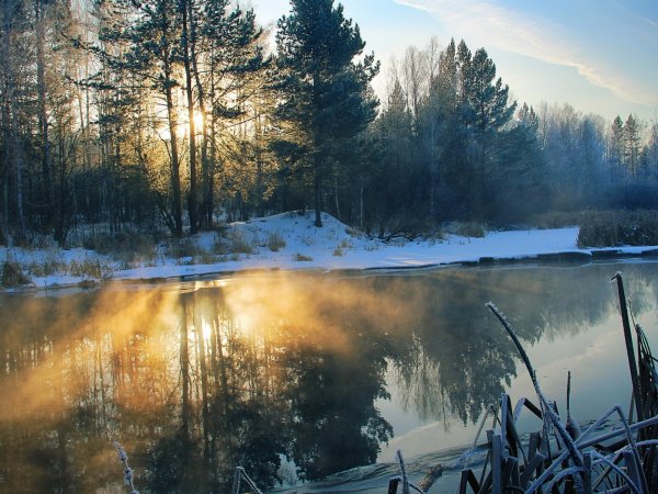 Зимняя река