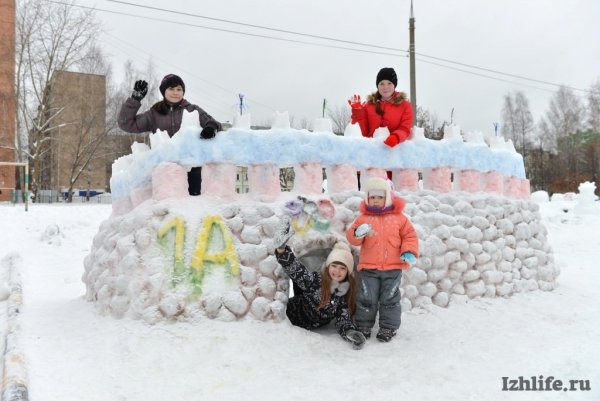 Снежные городки для детей
