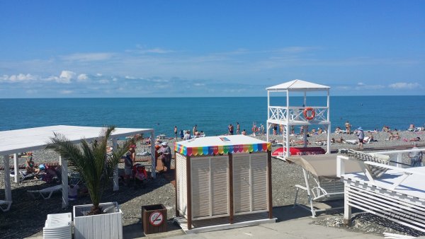 Пляж огонек Адлер