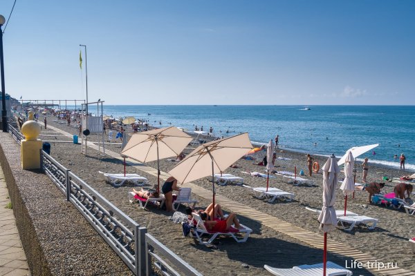Пляж огонек 2 Адлер