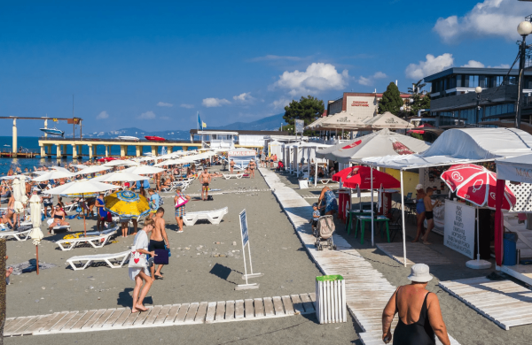 Пляж огонек 2 Адлер