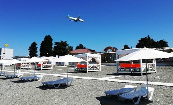 Сочи пляж огонек